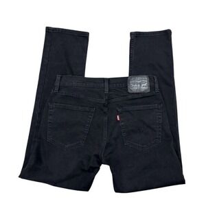 Levis 511‎ Jeans Mens 30x30 Black Denim Straight Slim Fit Performance Stretch